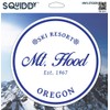 Squiddy Mt Hood Oregon - Vinyl Sticker for Car, Laptop,