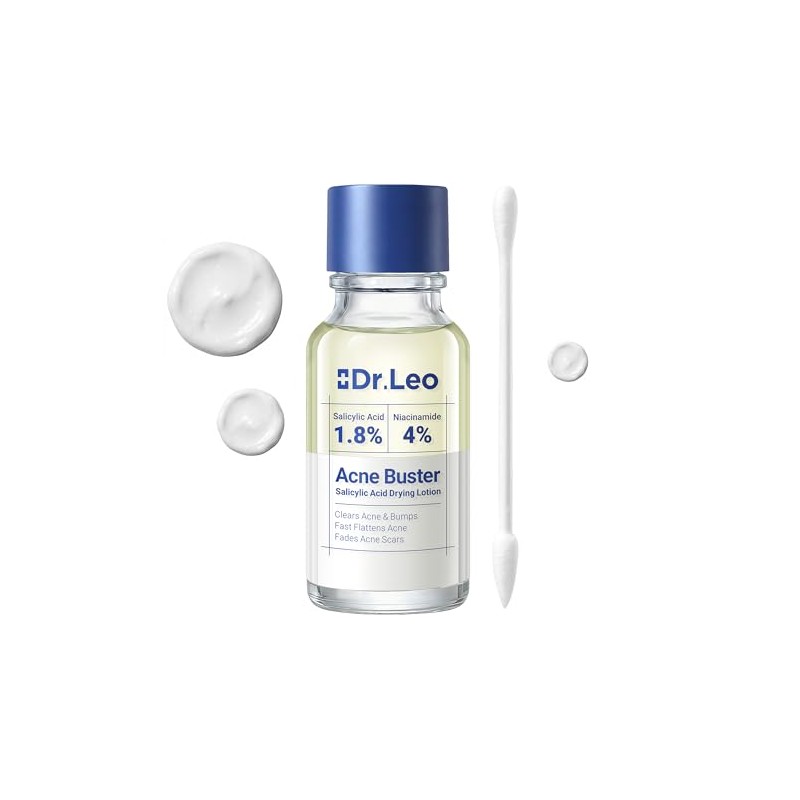 Dr.Leo Loción Secante Antiacné, Ácido Salicílico 1.8% y Niacinamida, 20