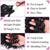 Samtress 12 Inch Gogo Curl Crochet Hair 8 Packs Pre-looped