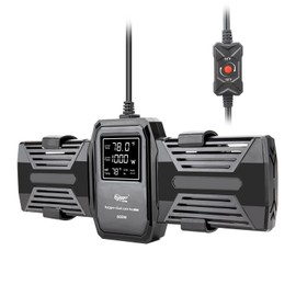 hygger Aquarium Heater, 500W 800W 1000W Submersible Fish Tank Heater with LED Digital Display Over-Temperature Protection and Automatic Power-Off, for Saltwater and Freshwater Tank up to 240 Gallon