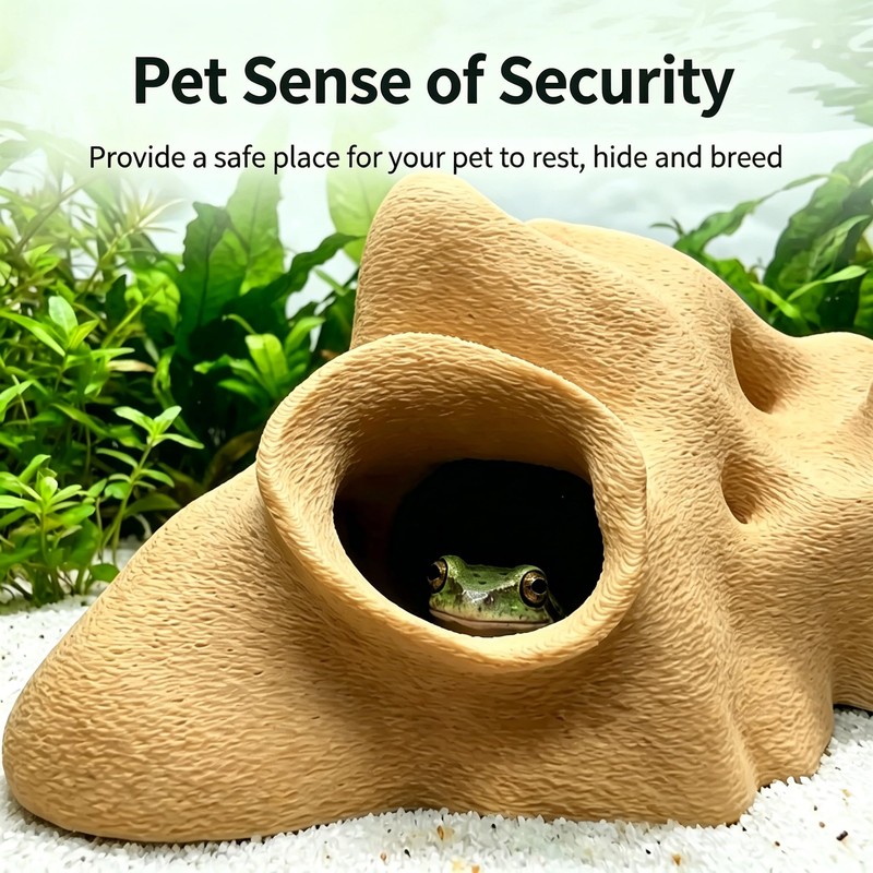 Aquarium & Terrarium Corner Cave Faux Mangrove Root Hideout for