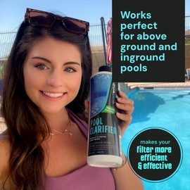 Ultimate Natural Pool Clarifier - an Eco-Friendly Way to get Clear Pool Water by Removing Cloudy Pool Water - AquaDoc Natural Pool Chemicals