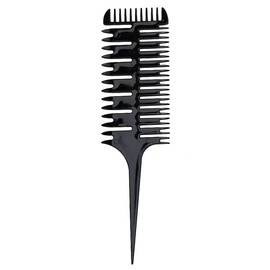 Highlighting Comb - 3 in 1 Hair Dyeing Comb, Rat Tail Hair Comb, Hairdressing Comb For Hair Colour, Professional Weave Weaving Comb, for Hair Highlighting and Dyeing Styling for Men Women Salon