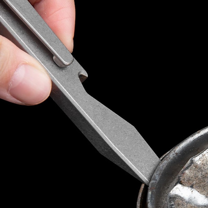 Pry Bar, Titanium Alloy Pry Tool with Bottle Opener/Wrench/Nail Puller