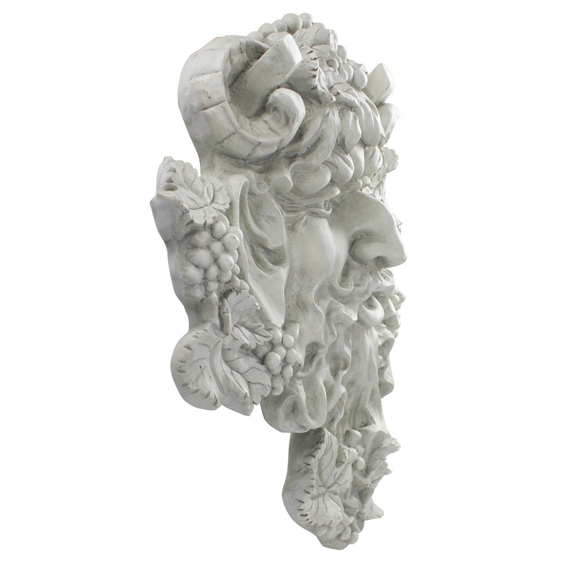Design Toscano Bacchus, God of Wine Greenman Wall Sculpture: Large