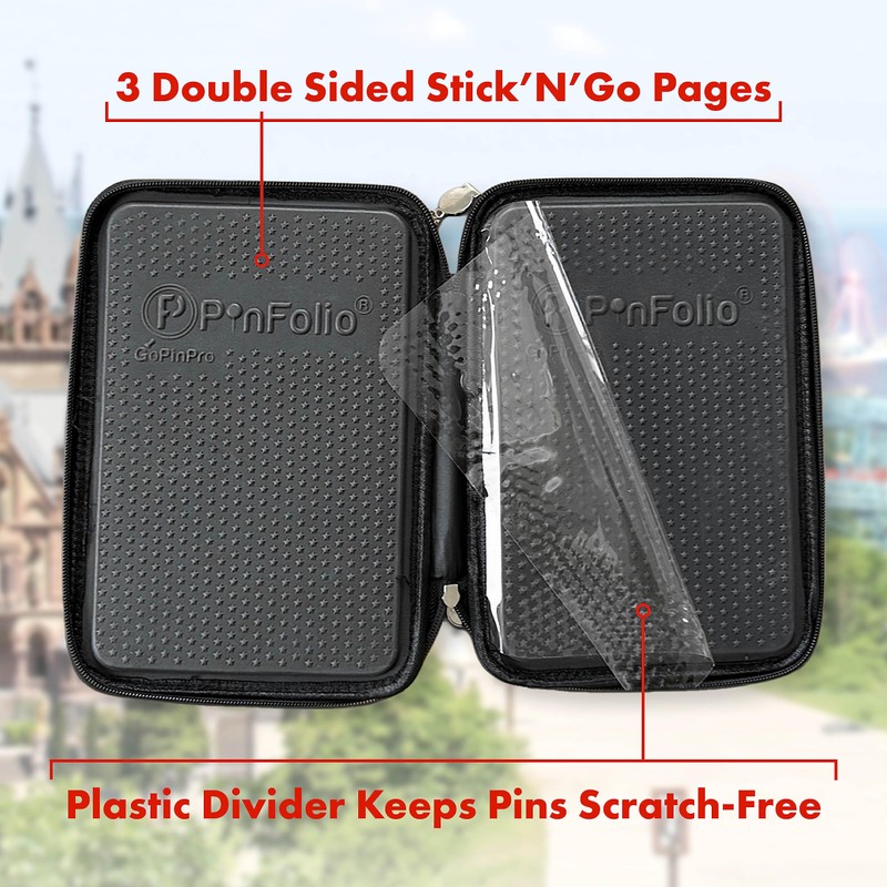 PinFolio Show Pin Display Bag, Lightweight Pin Book Designed for