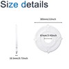 INCREWAY INCREWAY 1Pack Lighting PU Ceiling Medallion Ceiling Cover Plate