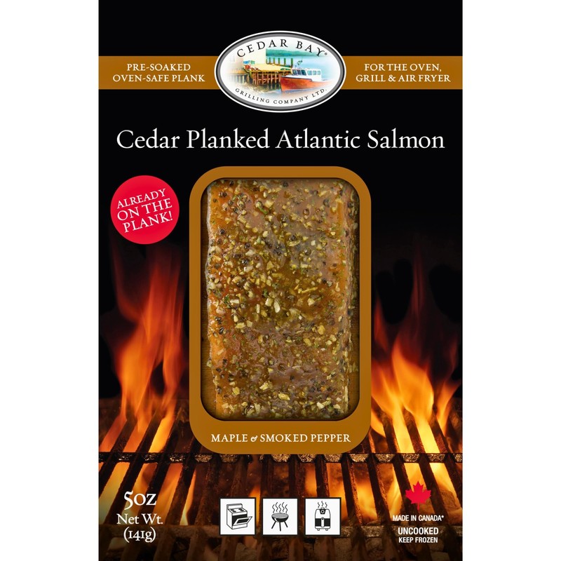 Cedar Planked Atlantic Salmon Sampler Pack - 5oz. - (1