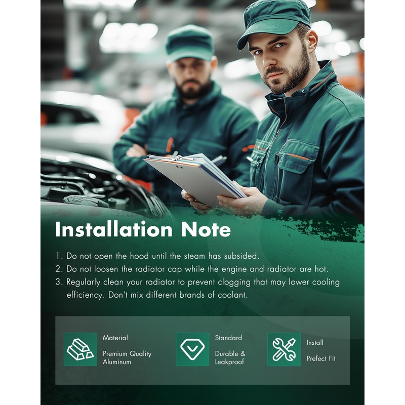 SCITOO Radiator Replacement Fit 2015-2019 for Hyundai for Sonata 2.4L