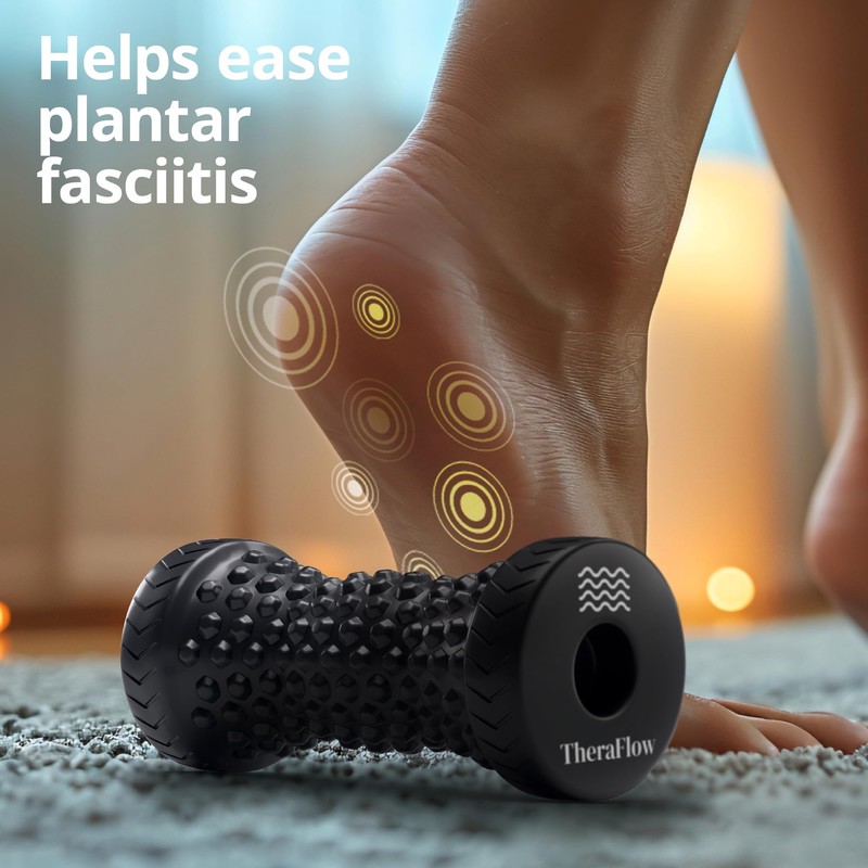 TheraFlow Portable Plantar Fasciitis Massager - Acupressure Foot Massagers for