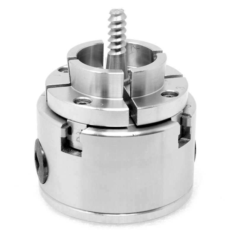 WEN LA4275 2.75-Inch 4-Jaw Self-Centering Keyed Lathe Chuck Set with