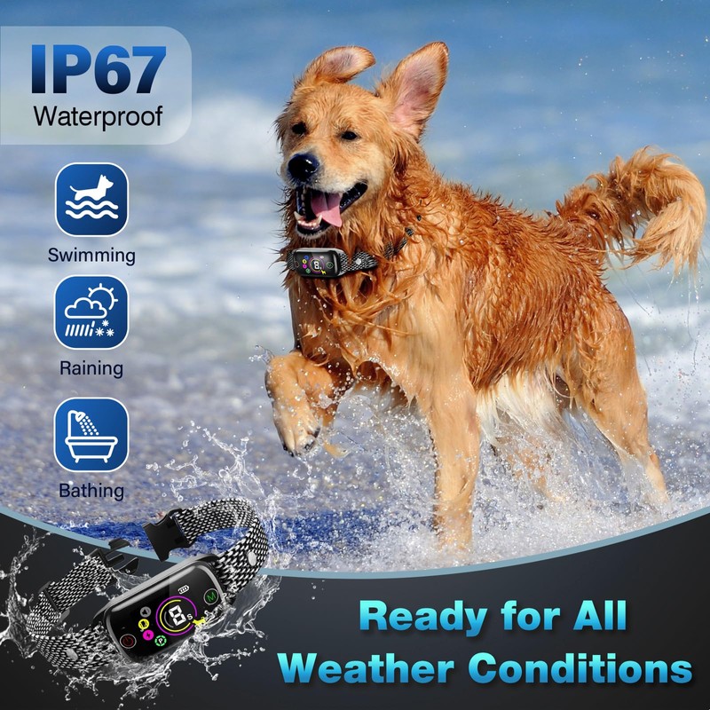 Dog Bark Collar for Large Medium Small Dogs,Smart Automatic AI