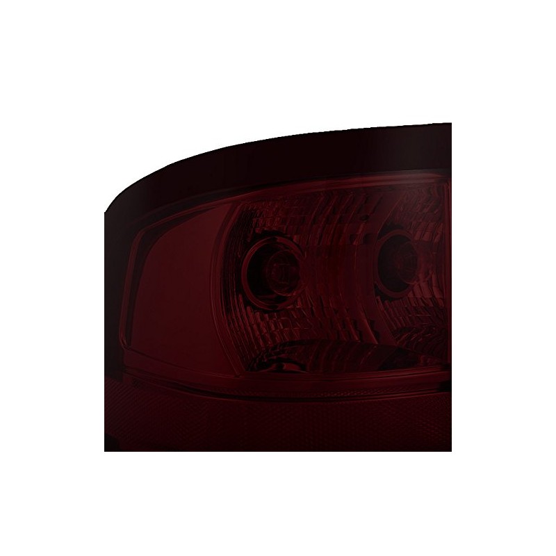 For GMC Sierra Fleetside Pickup Dark Red Tail Lights Driver