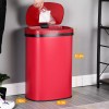 BestOffice 13 Gallon Kitchen Trash Can Automatic Touch Free Garbage