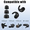 Double Flange Ear Tips & Ear Hooks for Sony WF-1000XM5/M4