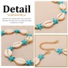 Jovono Boho Shell Choker Necklace Sea Star Necklaces Beach Turquoise