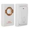 Smart Wireless Selfpowered Waterproof Doorbell Chime Elderly Caller 1*transmitter 1*receiver