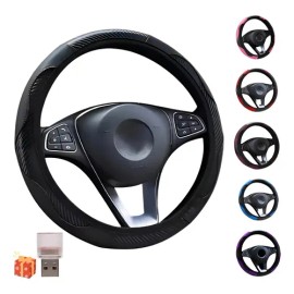 Funda Cubre Volante Deportivo Protector Antiderrapante Auto                                                                                           
