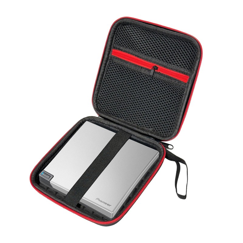 External Drive Case Bag Compatible with Pioneer BDR-XD08BK/BDR-XD08GL/BDR-XD08SV/BDR-XD08MB-S/BDR-XD07B /BDR-XD07S/ BDR-XD07UHD/BDR