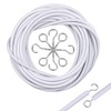 Disino Curtain Wire Rope Set, Curtain Wire 5 m Curtain