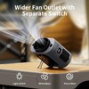 Socool 14500mAh Portable Waist Fan Clip on Belt 360 Rotation