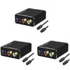 Tuperoymse 3X Digital to Analog Audio Converter,DAC Digital SPDIF Optical