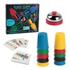 Stacking Cups Card Games Toy Early Educational Training Colorful Interactive