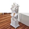 TFCFL 3 Tier Laundry Sorter Cart Hamper Rolling Organizer Clothes