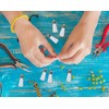 Mini Skater Suede Faux Leather Tassels for Jewelry Making 50Pcs