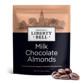Liberty Bell Milk Chocolate Covered Almonds, 15 Ounce Bag