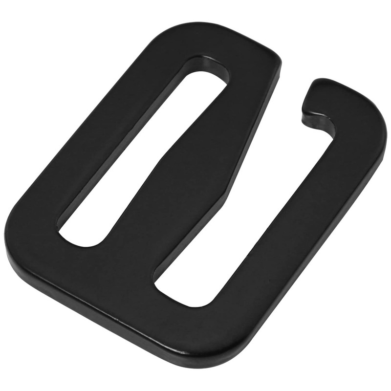 LUORNG 4PCS G Shaped Wave Buckles Backpack Strap Belt Hook