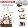 Wogarl 4PCS Weekender Bags for Women Large Overnight Bag Weekend
