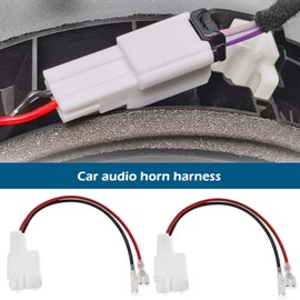 EMSea 4PCS Car Audio Speaker Wiring Harness Compatible with Dokker Logan 2 Lodgy Sandero 2 Note Qashqai Speaker Wire Adapter Audio Horn Harness Cable Connector