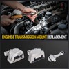 KUSATEC 3PCS Engine Motor Mount & Transsmission Mount Set Compatible