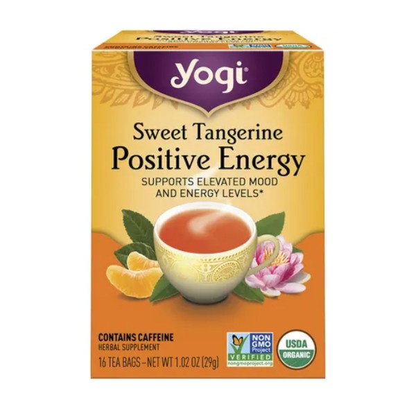 Yogi Sweet Tangerine Positive Energy 16 Tea Bags