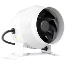 4" Inline Jetfan with Speed Control, 160 CFM.
