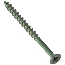 Forgefix DS4560 Pozidriv Decking Screw, Box of 200, Green Anti-Corrosion, 1 Box