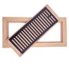 Razo Red Oak Wood Flush Mount Floor Register Vent Cover,