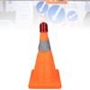 2 Set 30cm Traffic Cones Foldable Reflective Strips Road Safety
