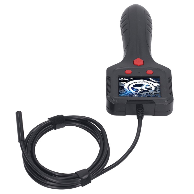 2.4in Screen Industrial Endoscope 8mm Dia Waterproof Lens Borescope Camera
