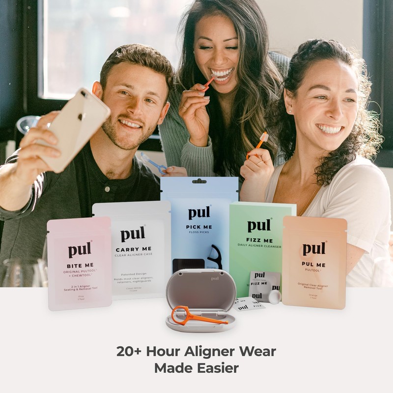 PUL Pack of 2 Reusable Clear Aligner Removal Tool —