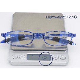 Mcoorn Blue Light Blocking Anti Glare Reading Glasses(Flexible and Lightweight) Plastic Portable Readers for Women
