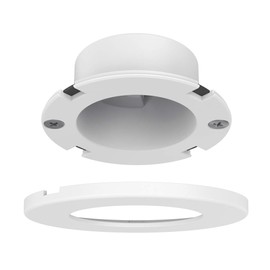 CAVIUS 1479090 Flush-Mounted Mounting Base 40 mm for Invisible Detector White