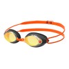 SWANS SRX-M PAF Mirrored Competition Swimming Goggles, Smoke Orange