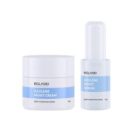 Eclado Azulene Moist Moisture Serum 33g + Cream 80g / 에끌라두 아줄렌 모이스트 수분세럼 33g+크림80g