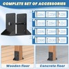 TAYORY 6x6 Post Base 2 Pcs,Inner Size 5.6"x5.6" Post Anchors,