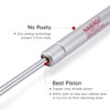 NAIERDI [2 Pack] Gas Spring, 150N/33lb, Gas Strut, Gas Shocks,