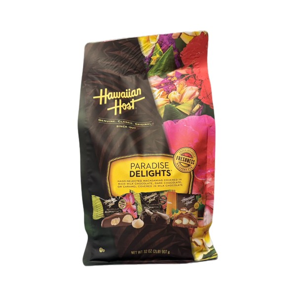 Hawaiian Host Paradise Collection - Paradise Delights Assorted Chocolate Macadamia