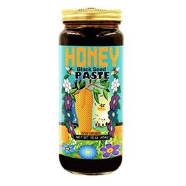 Black Seed Paste by Sweet Sunnah's Raw Premium Grade Wildflower Unrefined & Unfiltered 100% Cold pressed Black Seed and Honey Herbal blend