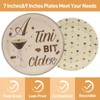 Martini Bow Party Plates Supplies, A Tini Bit Older Birthday